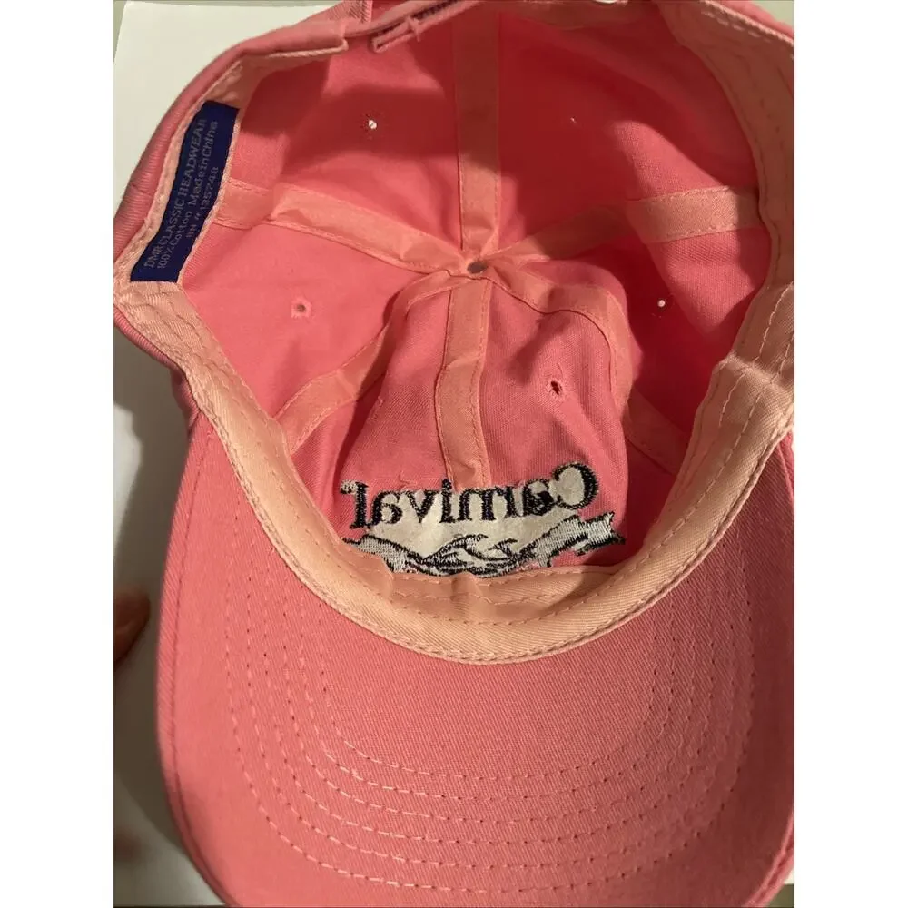 Carnival Cruise Women's Cap DMR Classic Headwear Adjustable Hook And Loop Strap